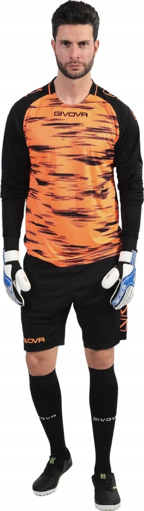 Brankářský Komplet Givova Difesa Oranžovo Fluo-černý KITP10 2810 vel. 2XS