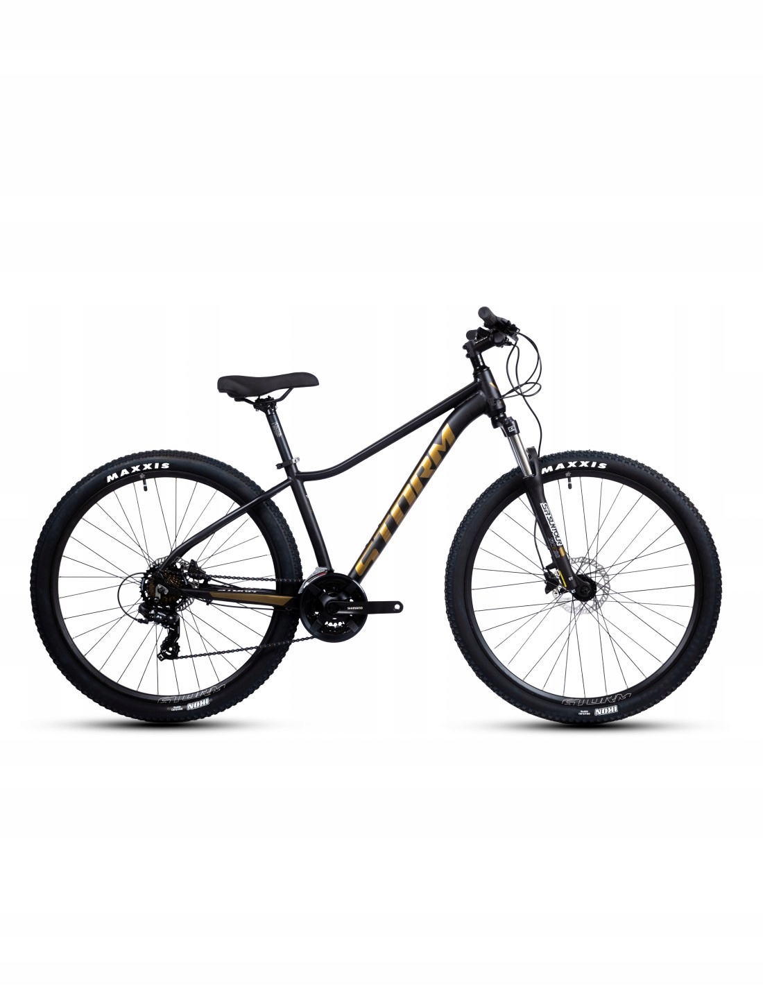 Rower Storm Shark 29 2.0 Man czarny mat/złoty 19