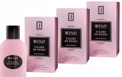 JFenzi Fleurs De Roses 3x100ml Dárek