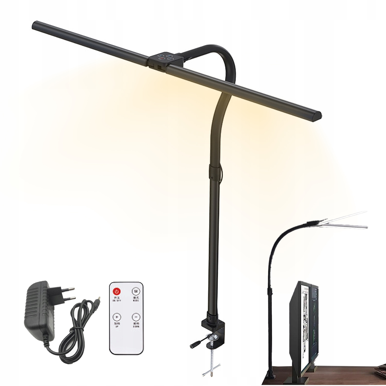 Kancelářská Lampa Školní Kreslicí Lampa 5 Úrovní Jasu 24 W