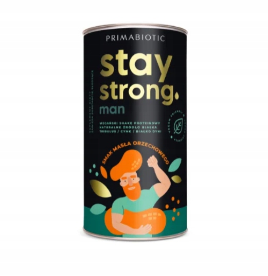 Primabiotic Stay Strong Man shake masło orzechowe
