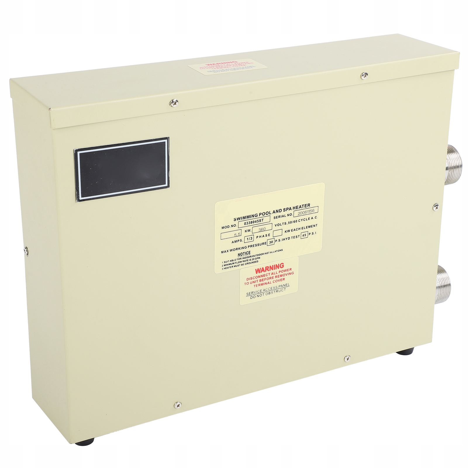 Elektryczny podgrzewacz wody 220 V 5,5 kW Termostat Maszyna grzewcza do bas