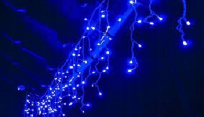 

Sople Zewnętrzne I Wew. Lampki 200 Led Niebieskie