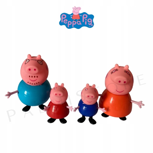 

Figurki bajka Świnka Peppa George mama tata 4 szt.