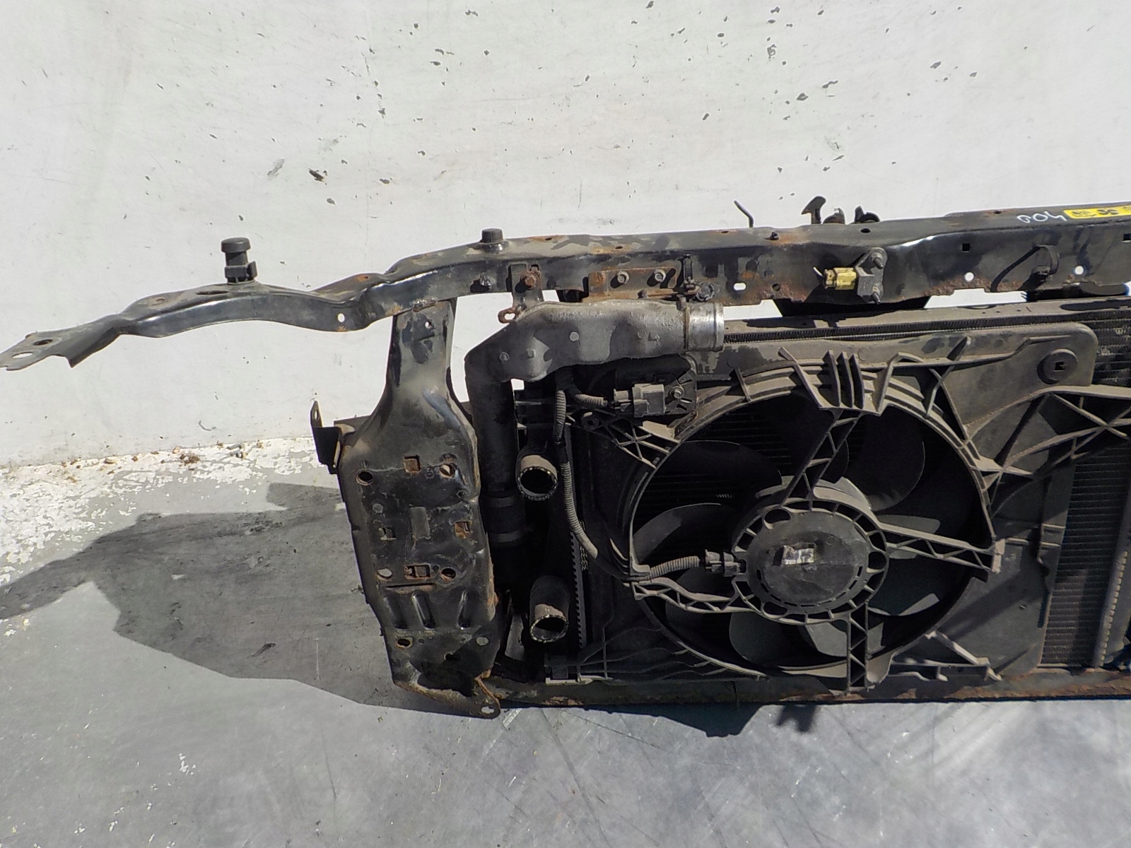 400 NISSAN QASHQAI J10 1.5 DCI support panel for radiators sider radiator