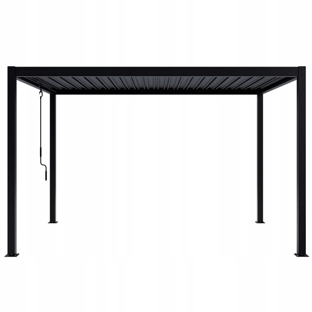 Pergola tarasowa ogrodowa 100% Aluminium Nordvic Skyline 3x4 m Antracyt
