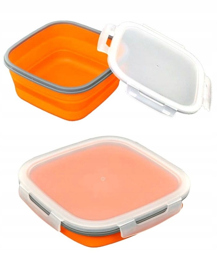 

Pojemnik żywność lunchbox silikonowy składany 15cm