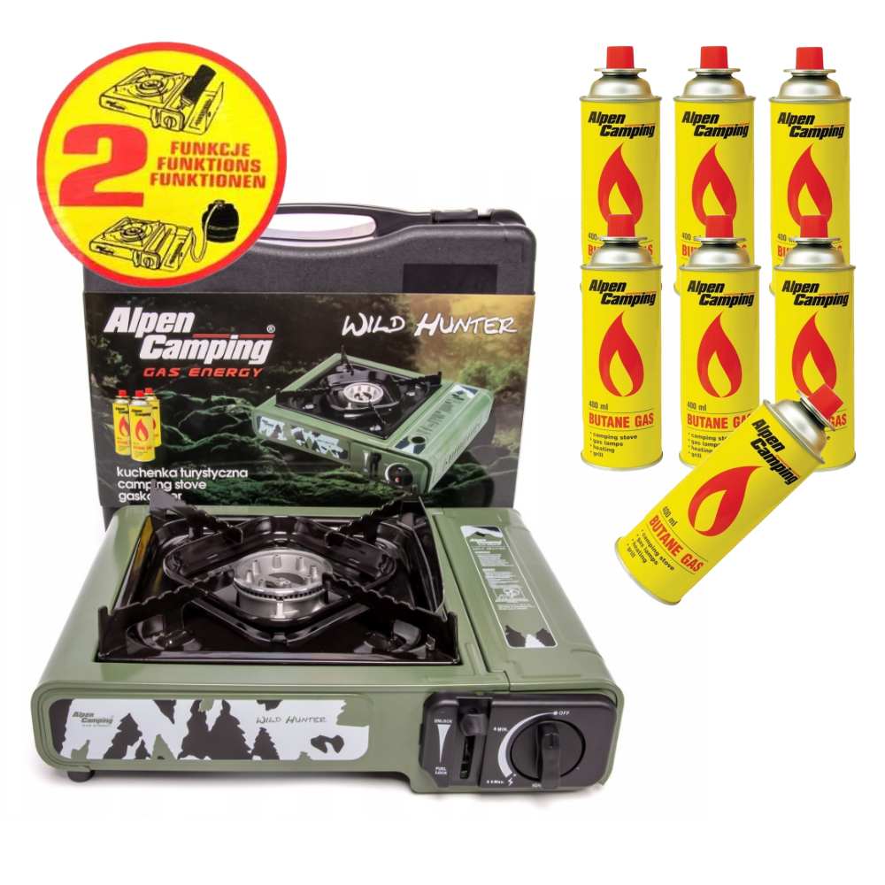 Plynový vařič Wild Hunter 7 kartuší