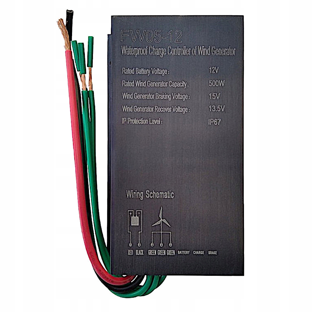 Regulator Ładowania Turbin Wiatrowych 12V 500W