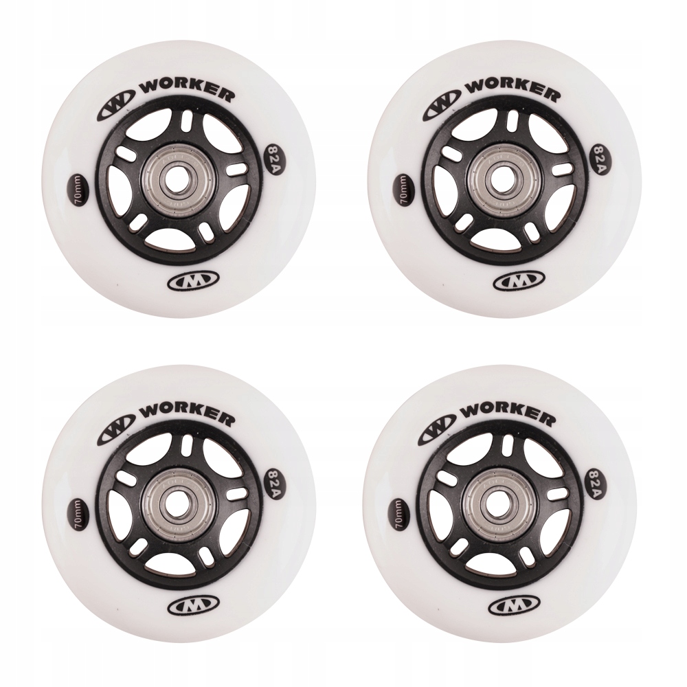 Kółka Worker 70 mm z karbowanymi łożyskami ABEC-5