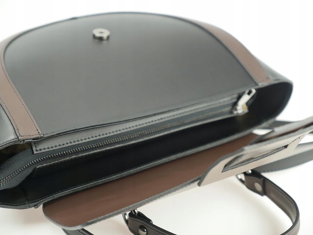 VERA PELLE ITALY Elegancka torebka modny kuferek Płeć kobieta