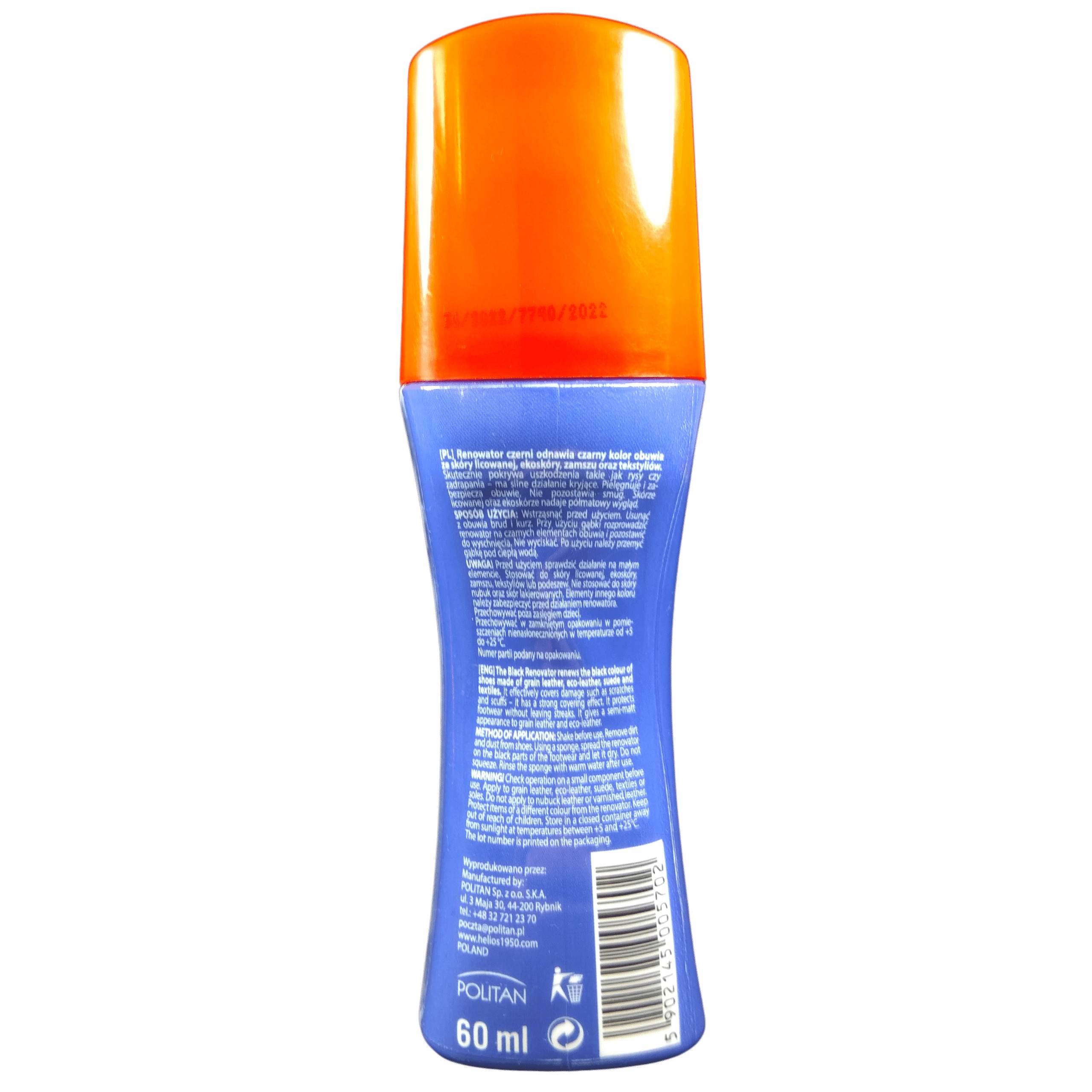 Renowator czerni korektor do butów 60 ml Marka Helios