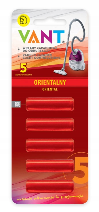 

Wkład Zapachowy Do Odkurzaczy 5 szt .: Orientalny