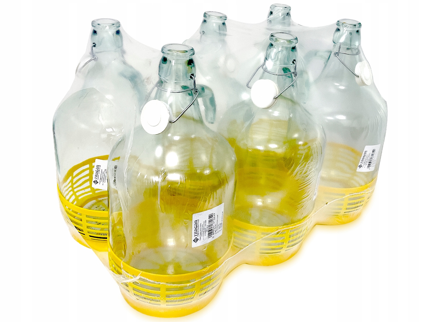 

Gąsior Dama Butelka na wino nalewki z Klipsem 6x