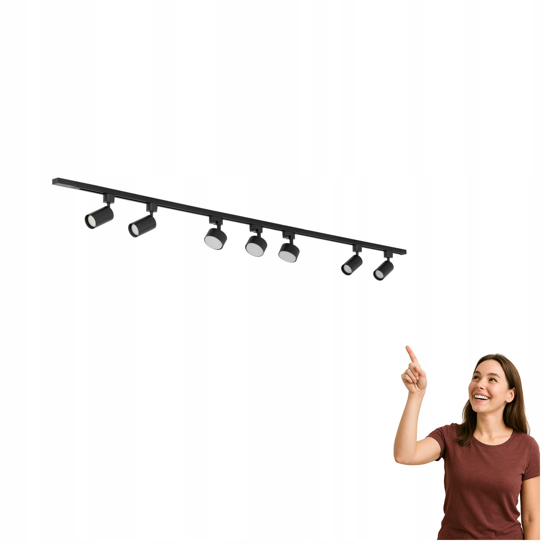 Trojfázový set s reflektormi Tracer Set Black 2 10441 Tk Lighting