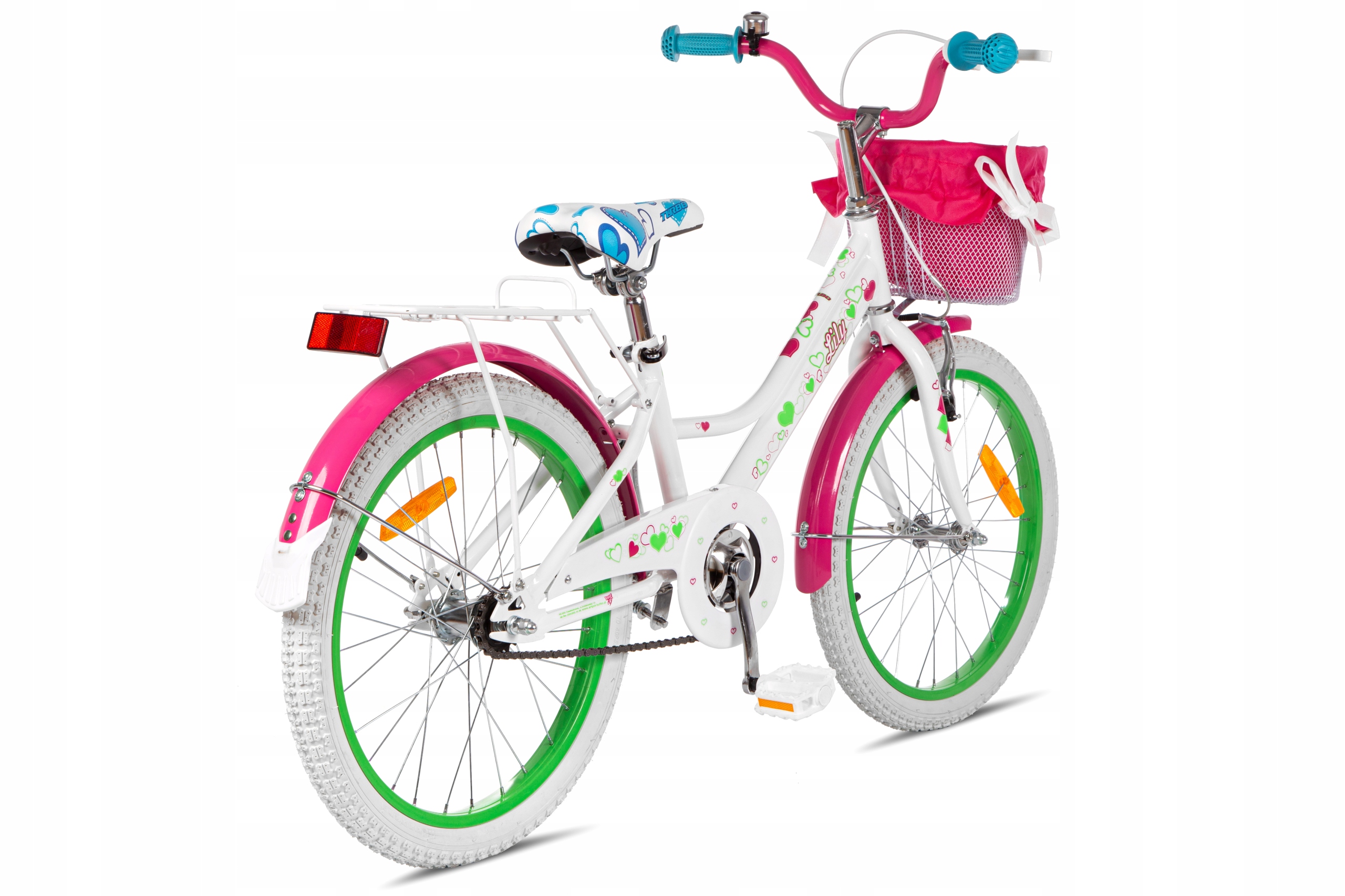 POLSKI ROWER 20 Lily DLA DZIEWCZYNKI 5-8 lat Rozmiar koła w calach 20