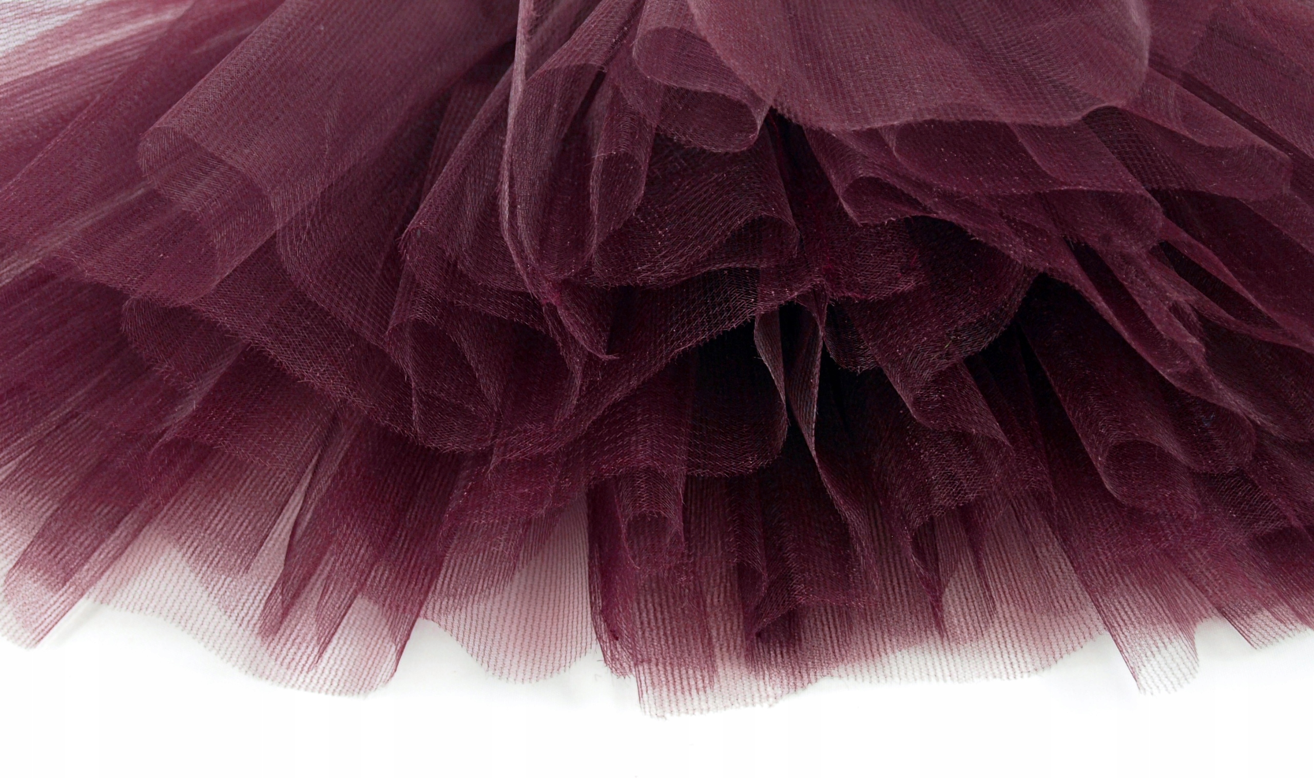 # SPÓDNICZKA TIULOWA TIUL SPÓDNICA TUTU 40cm BORDO Marka inna marka