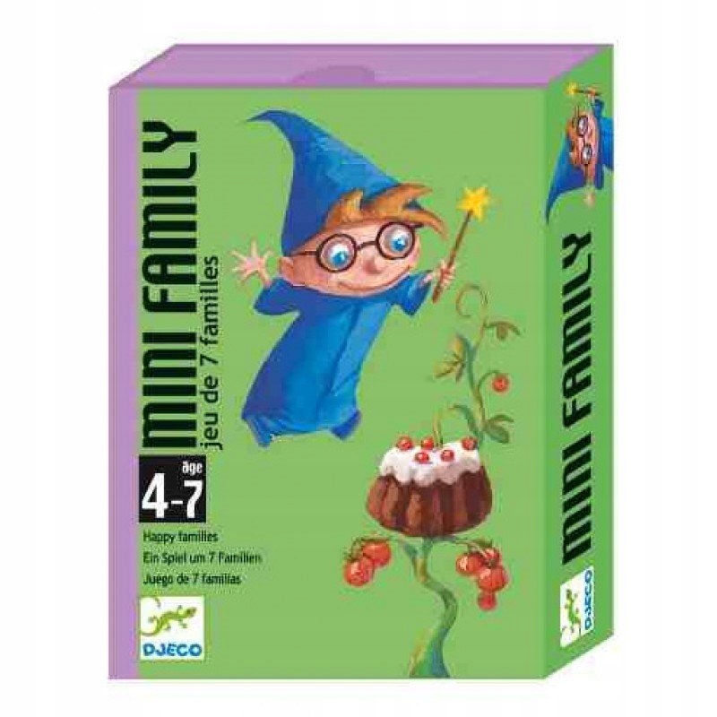 DJECO Gra pamięciowa MINI FAMILY - gra karciana Typ Podstawa