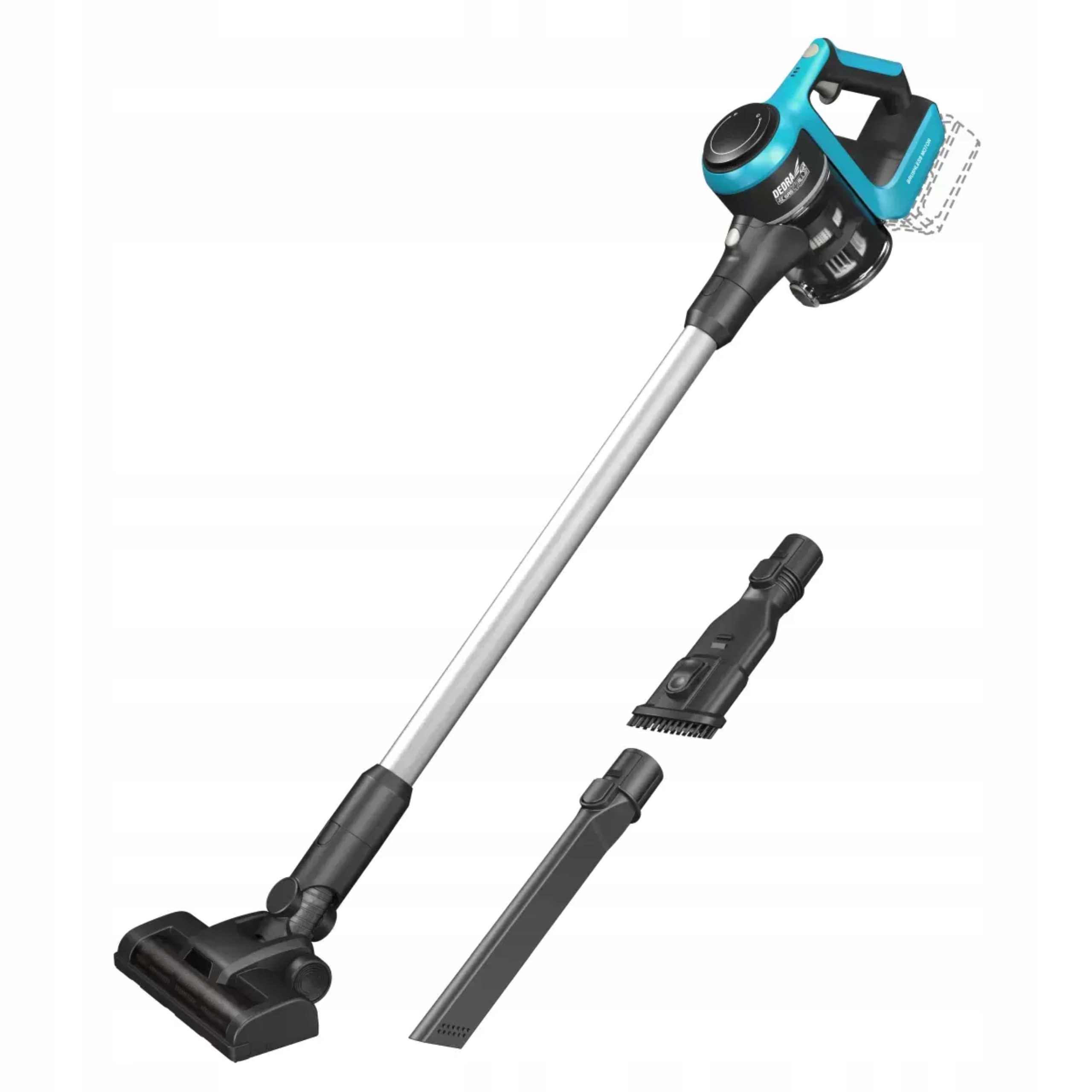 Tyčový vysávač Dedra DED7176 priehľadný