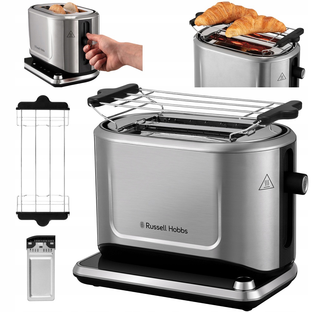 Hriankovač Russell Hobbs Attentiv 26210-56 Inox 1640W Sendvičovač na sendviče
