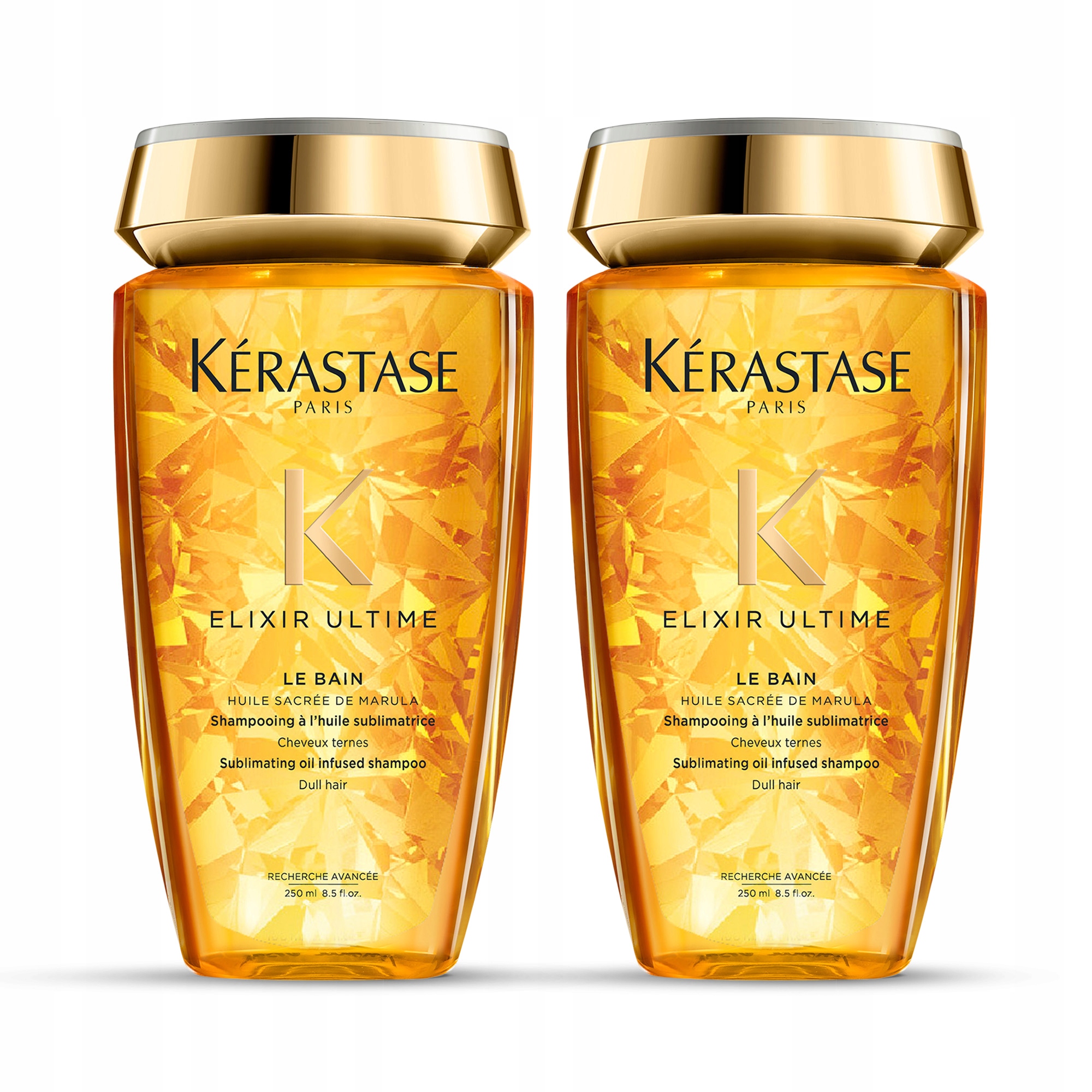 Kérastase Zestaw 2x Elixir Ultime Oczyszczający Szampon Nadający Połysk