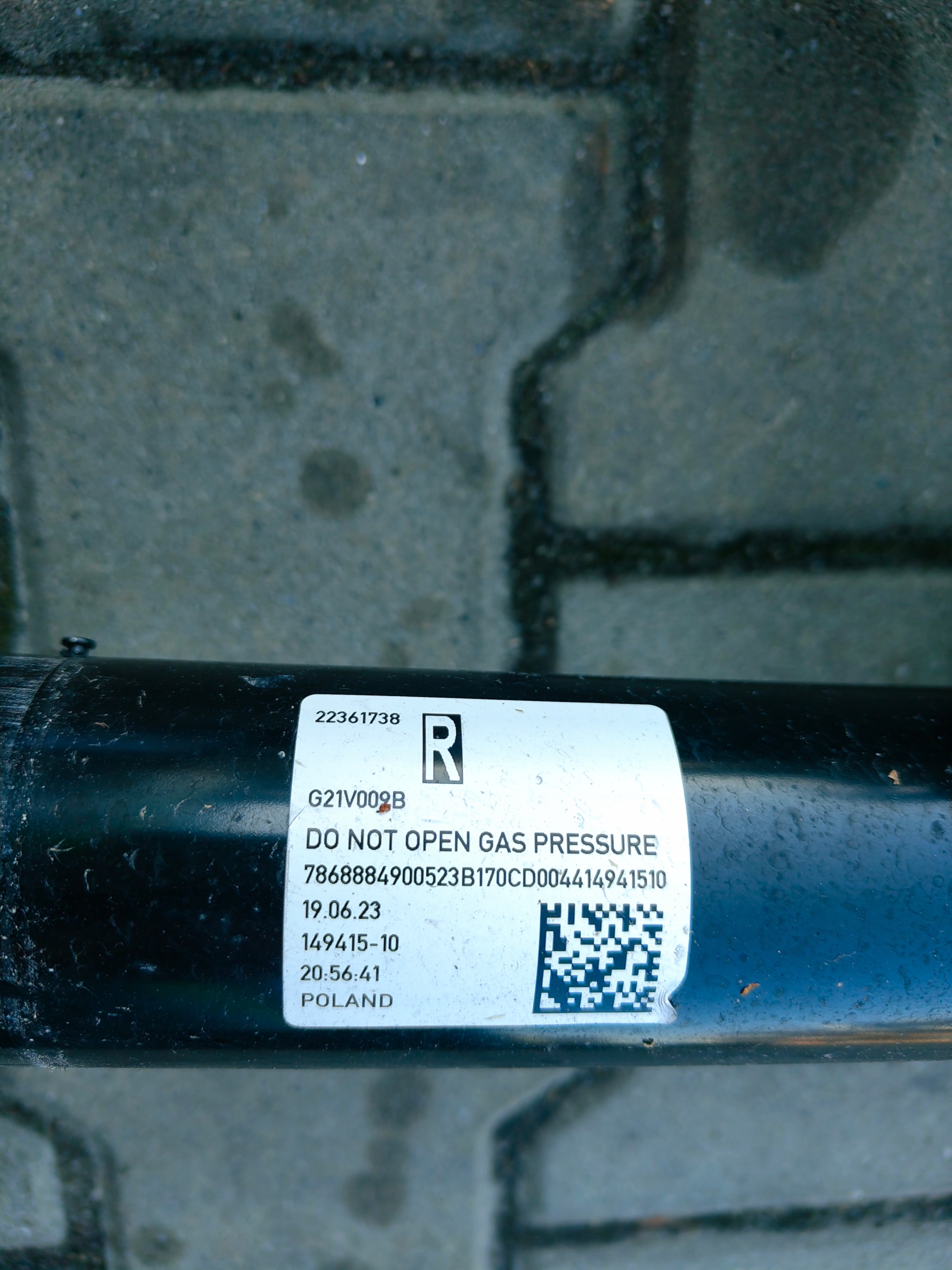 BMW 3 G21 shock absorber front right left 6888489 6888490