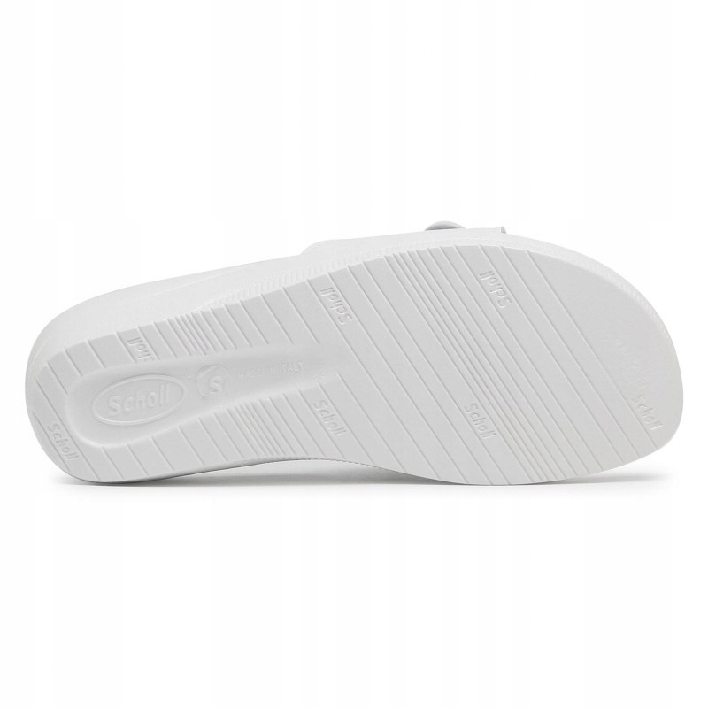 SCHOLL NEW MASSAGE białe klapki fakirki medyczne Rozmiar 38