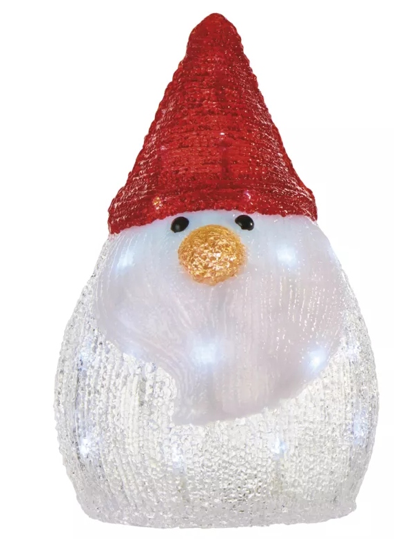 

Bałwanek 30 Led 30 cm 3XAA IP20 zimna biel timer