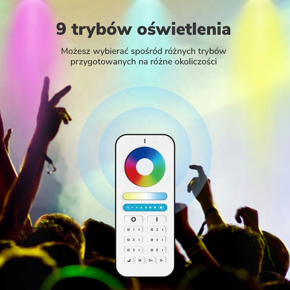 Pilot do kontrolera GL LED RGB+CCT 2.4GHz Rodzaj inny