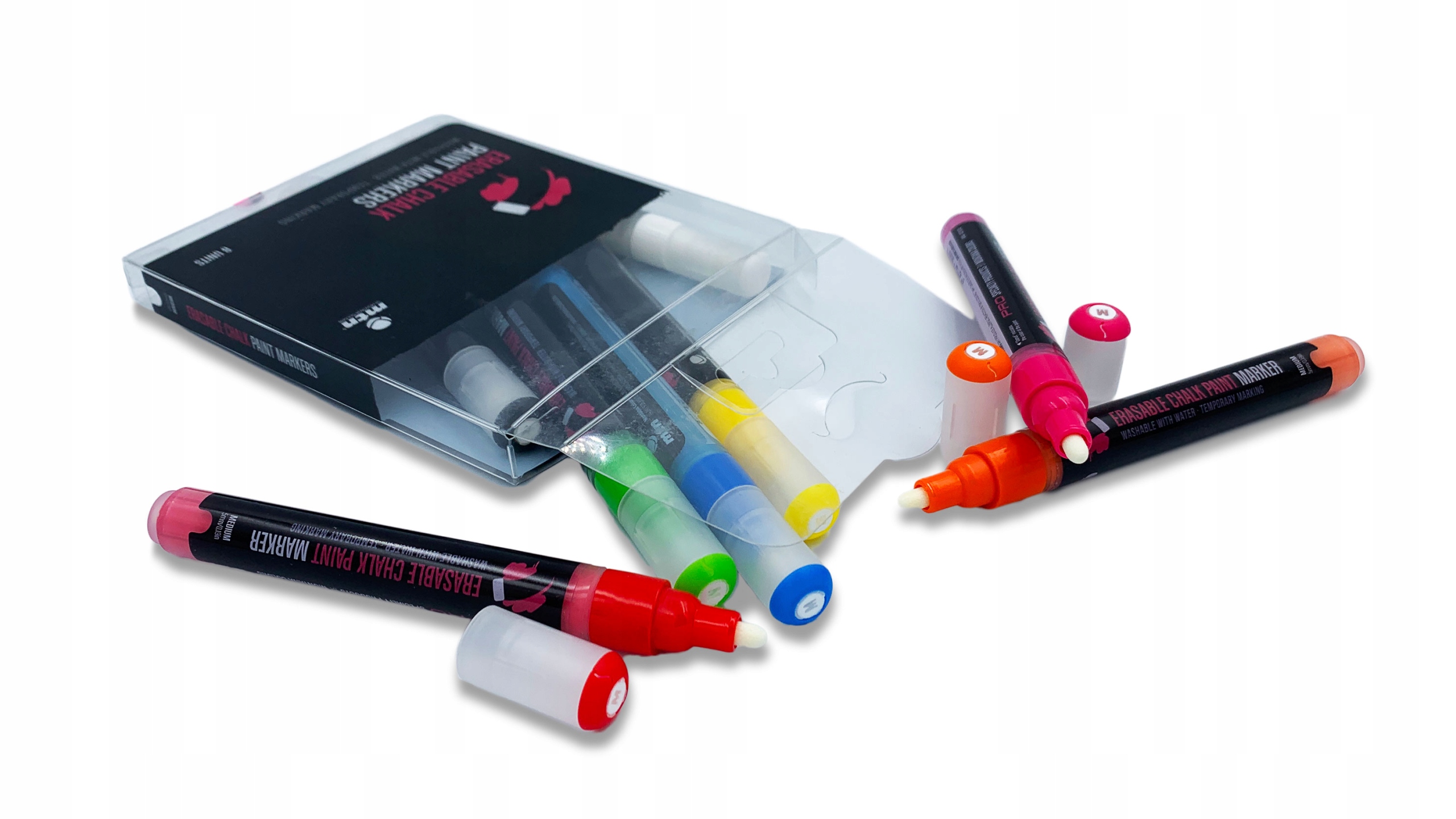 Markery kredowe do tablic Zestaw 8szt zmywalne Kod producenta pack8_5mm