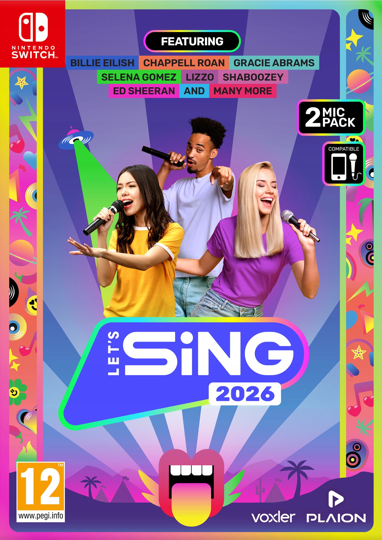 ★海外版・アジア版★Switch★ Let&#39;s Sing 2021 カラオケ Lets Sing - Gry na Nintendo Switch - Allegro.pl
