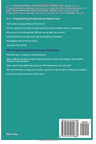 Key, Sam C++ Programming Professional Made Easy & PHP Programming Professio Język publikacji angielski