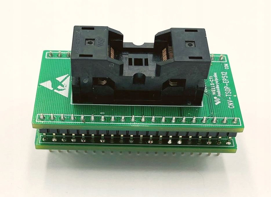 Adapter TSOP28 / VSOP28 -> DIP28(40) ZIF Wells CTI Model Adapter TSOP28 / VSOP28 -> DIP28(40) ZIF Wells CTI