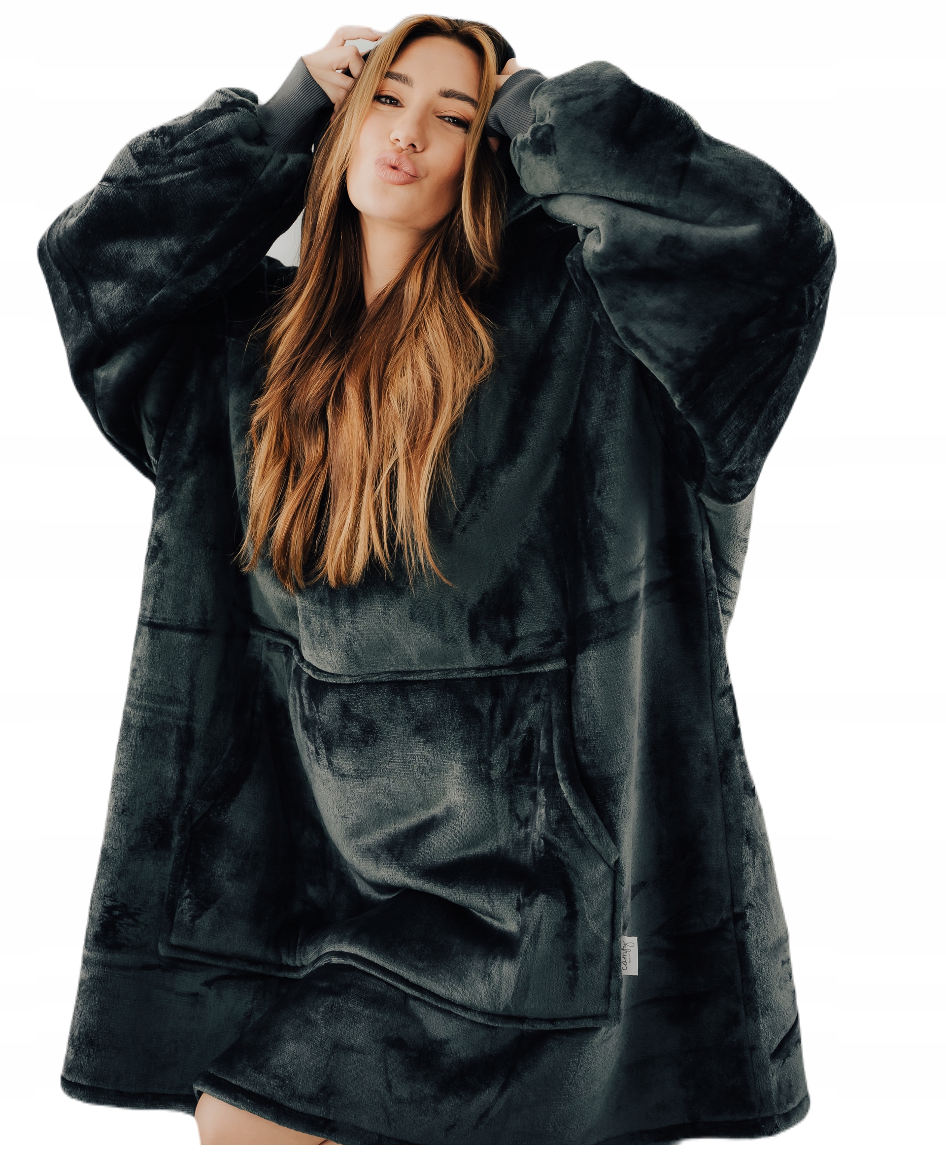 

Koc Bluza Szara Comfy Moment Oversize 2w1Polska