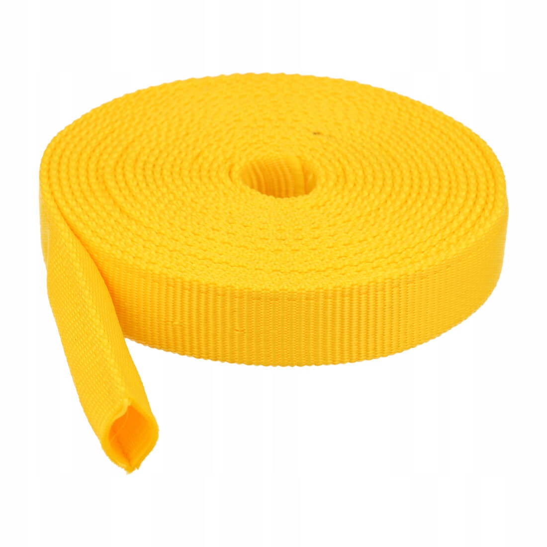 Trubková páska 25mm 50 metrů Polypropylen Žlutá Trubkové pásky
