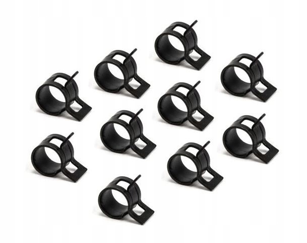 Opaska Sprężynująca Samozaciskowa Na Przewód Wąż 12MM 10 Sztuk