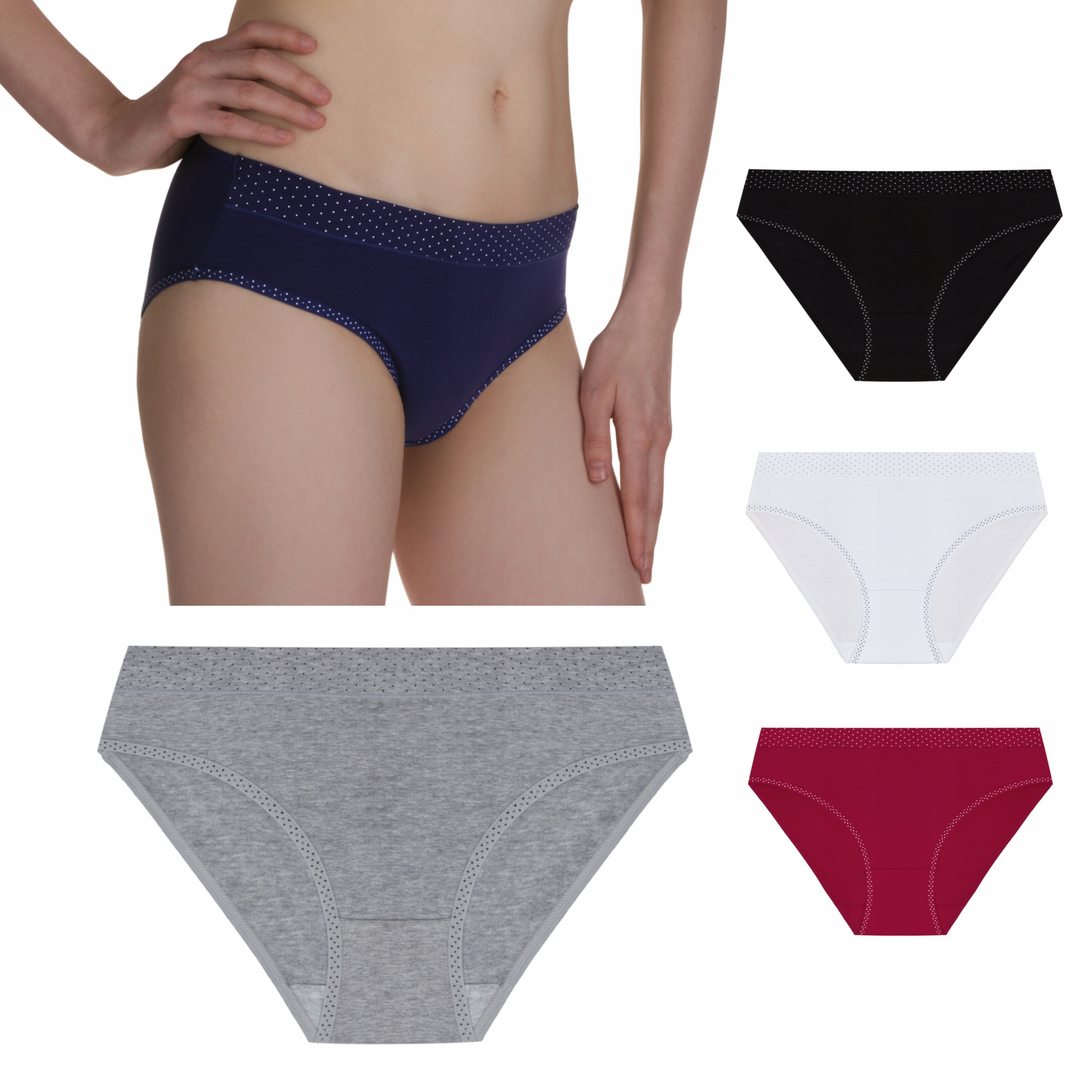 

5x figi/majtki damskie bawełna klasyczne Dalia S/m