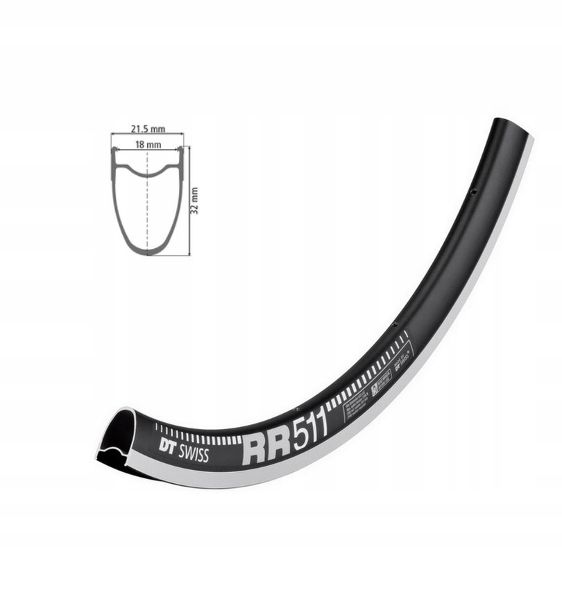 Ráfek Dt Swiss Rr 511 28" 700c 32 silniční