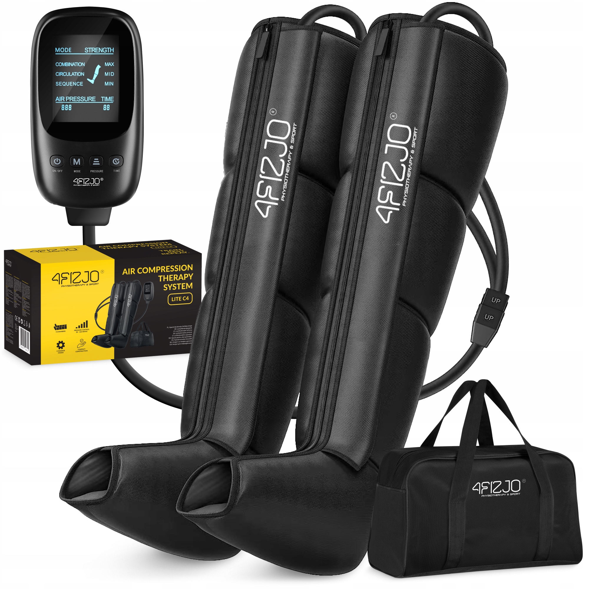 Urządzenie Do Drenażu Limfatycznego Presoterapia Masażer Nóg Masaż Uciskowy