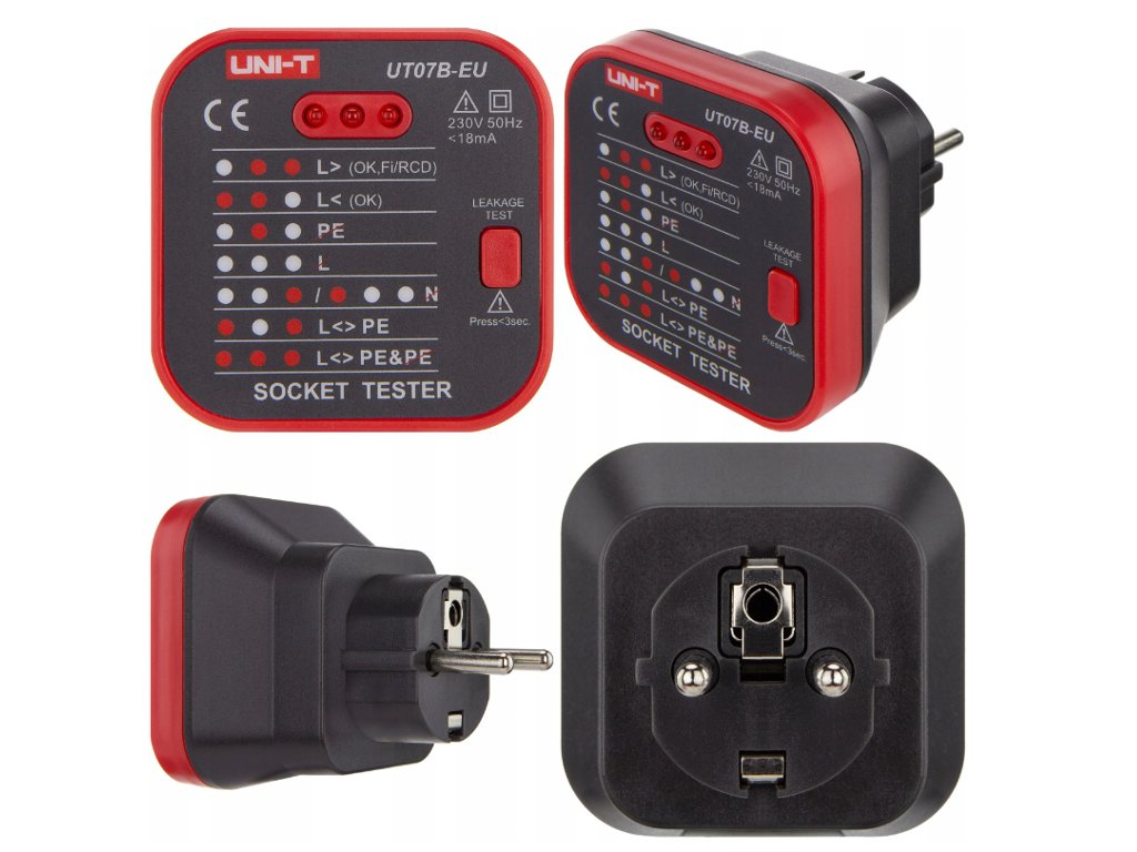 TESTER MIERNIK WSKAŹNIK NAPIĘCIA GNIAZD UT07 UNI-T Rodzaj próbnik