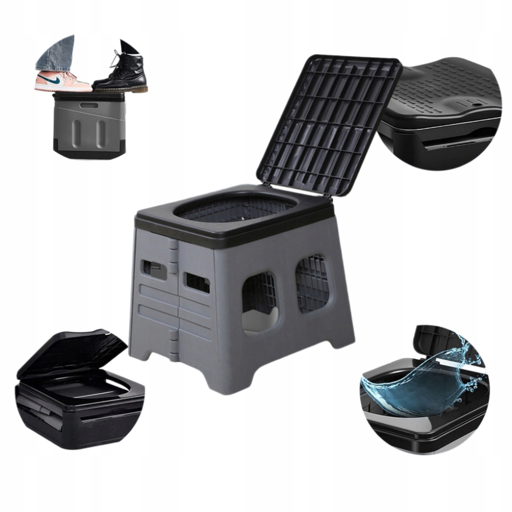 TOALETA KEMPINGOWA,SKŁADANA,TOALETA KOMPOSTUJĄCA,TOALETA PRZENOŚNA