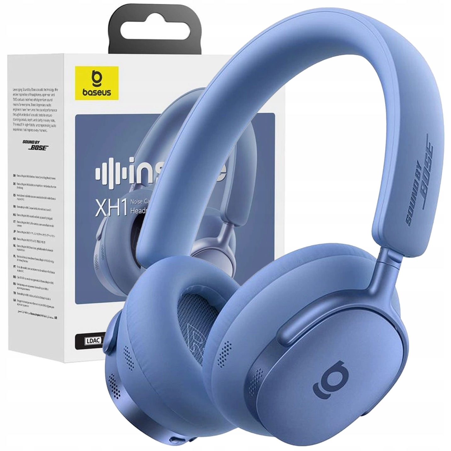 Słuchawki bezprzewodowe Baseus Inspire XH1 ANC LDAC Hi-Res 100h Dolby Bose