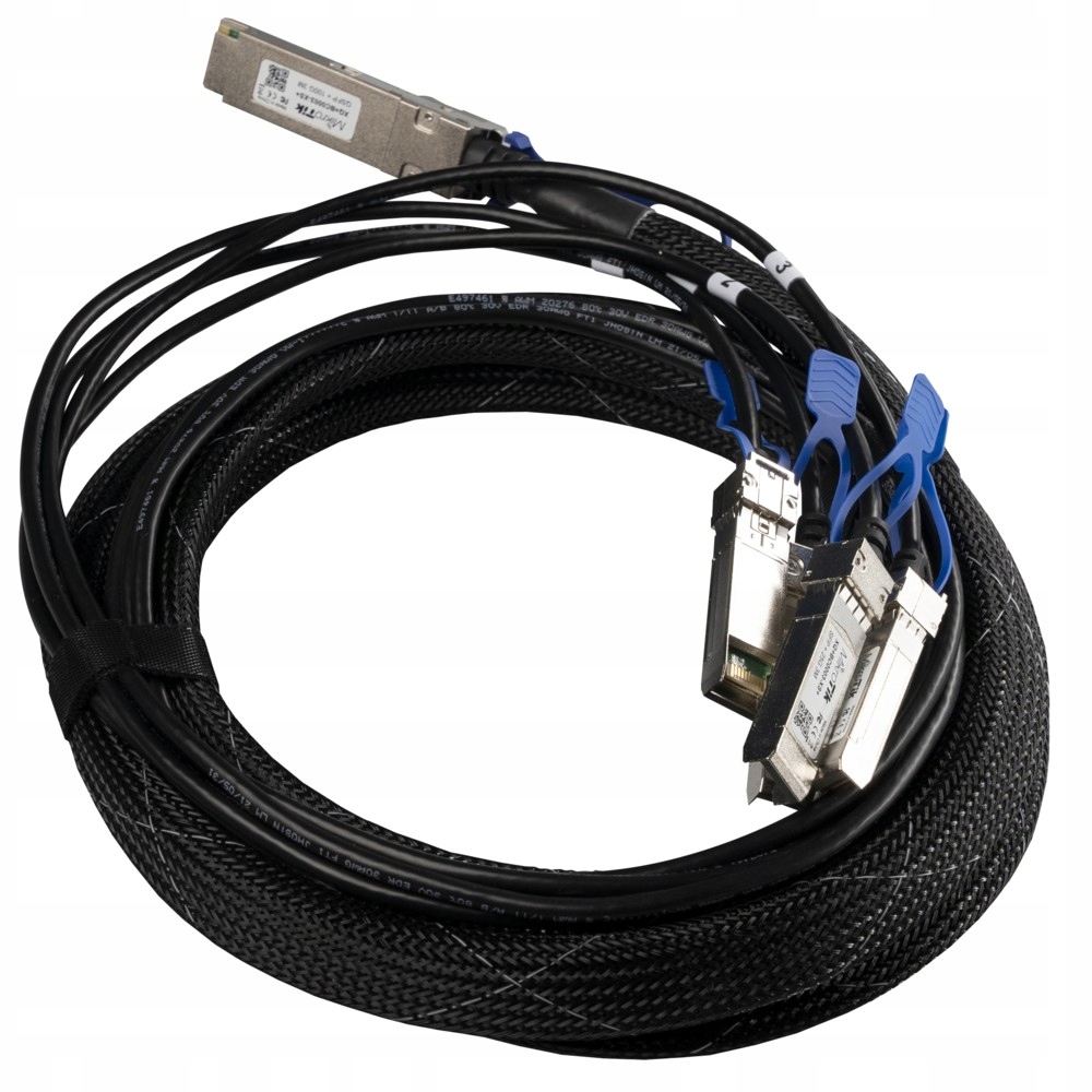 MikroTik XQ+BC0003-XS+ Prepojovací kábel QSFP28 na 4x SFP28 1x QSFP28 je