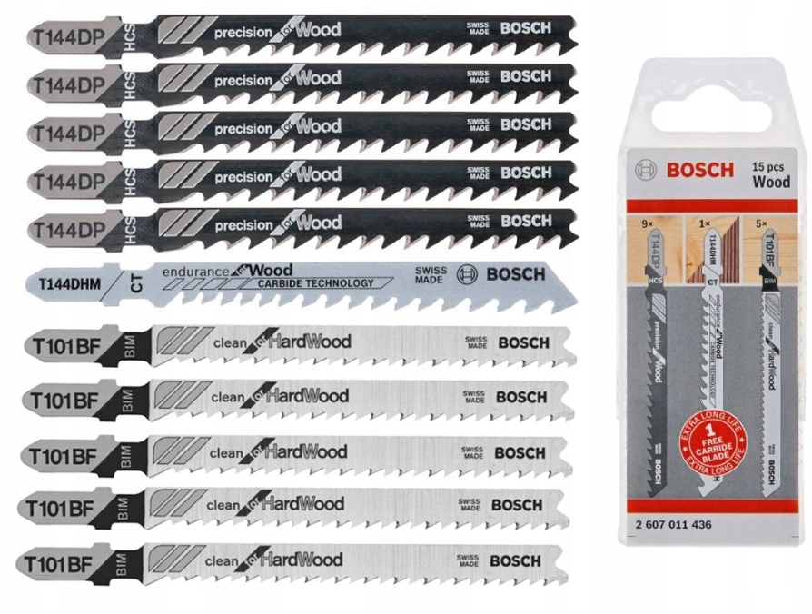 BOSCH BRZE.T ZEST.WOOD/14+1szt 2607011436
