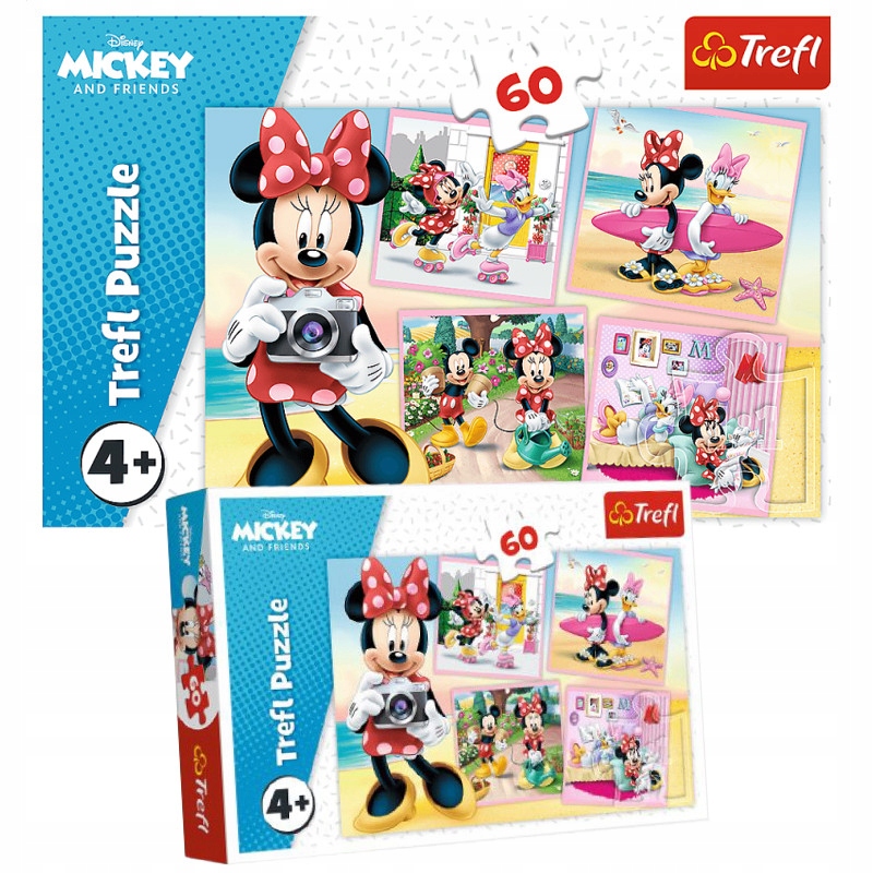 

Puzle Dla 6 Latki Myszka Minnie 60 elementów