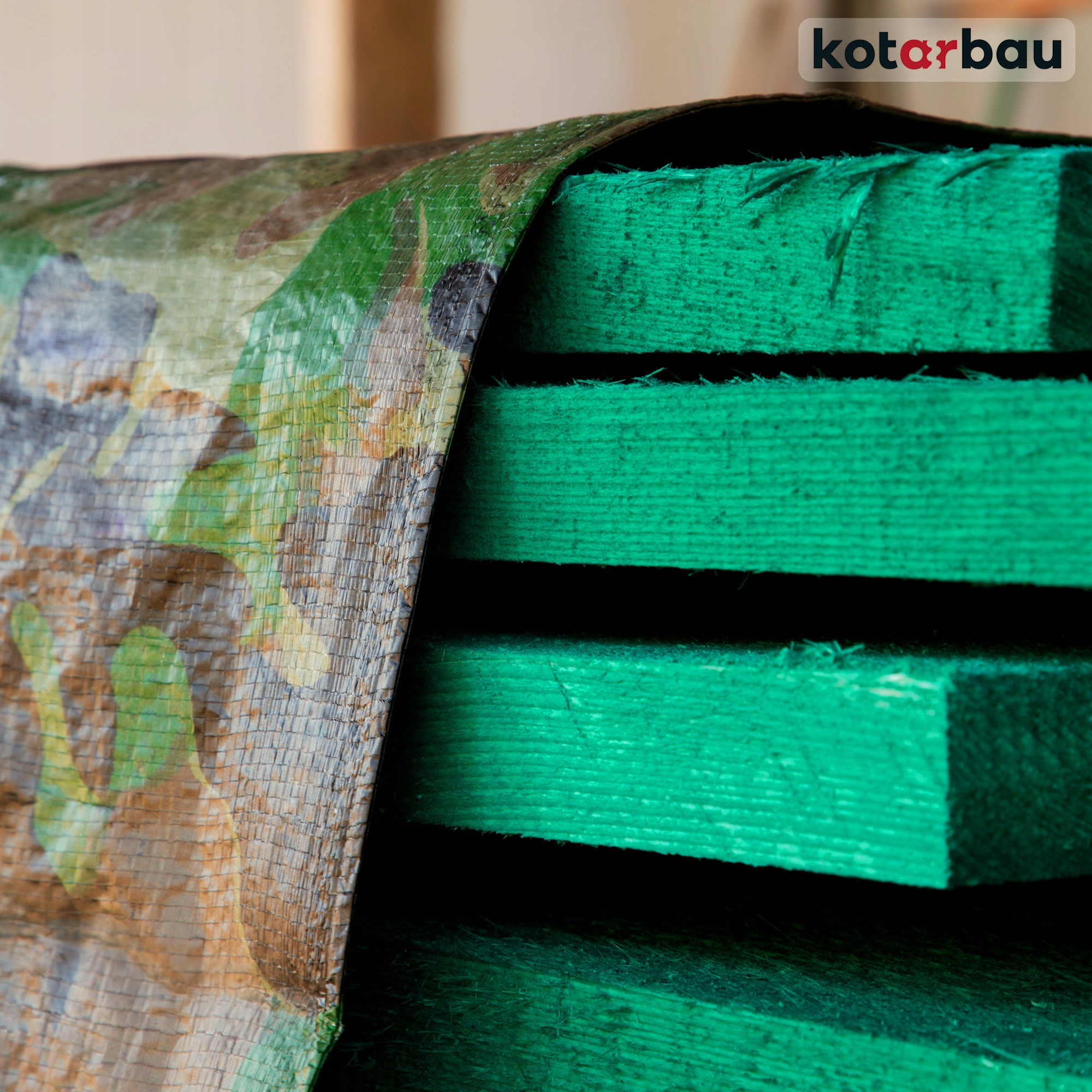 PLANDEKA 4x5M MORO OCHRONNA OKRYCIE PŁACHTA MATA OSŁONA WODOODPORNA 80G/M2 Długość 5 m