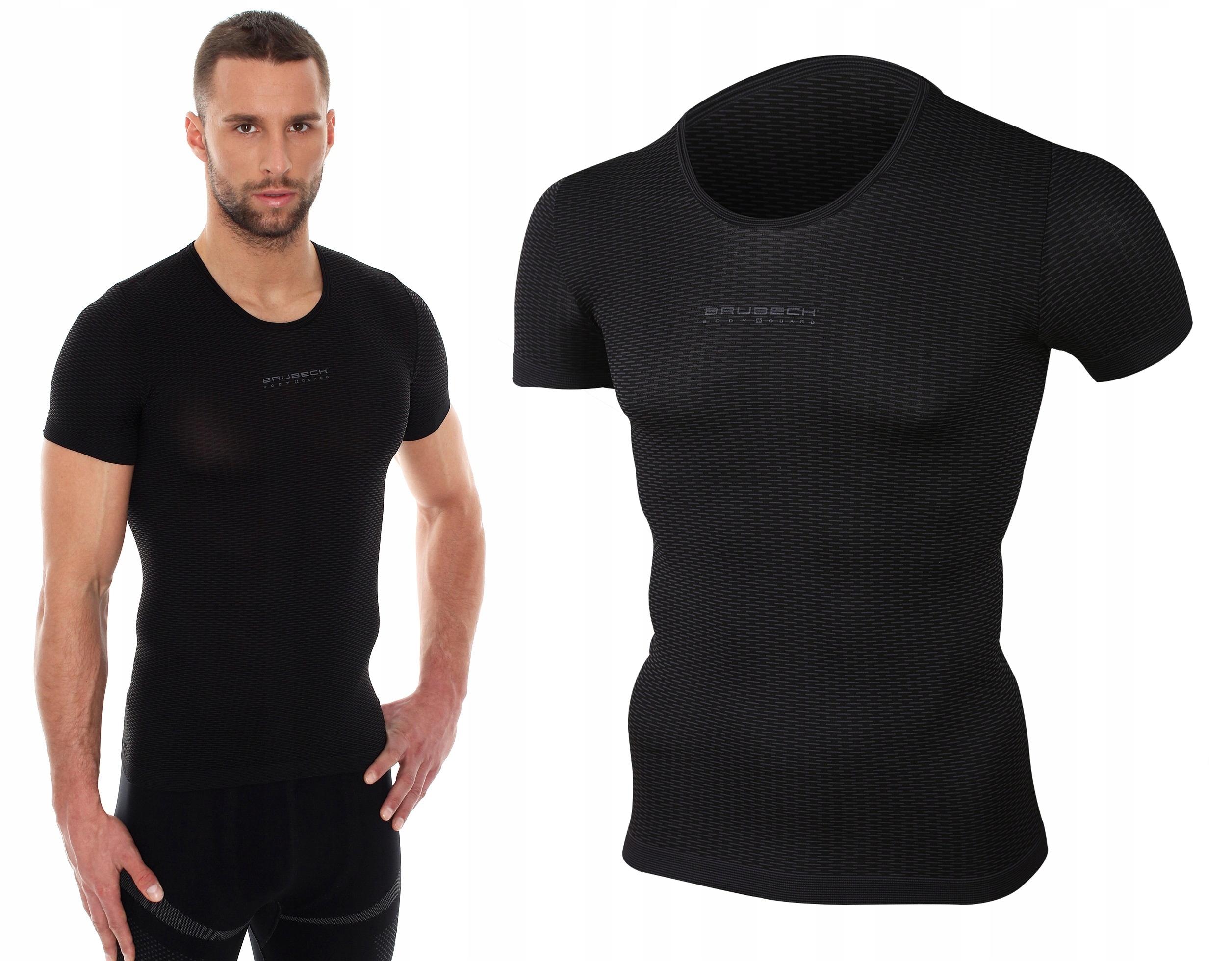 

Brubeck męska lekka potówka koszulka Do Fitnessu S