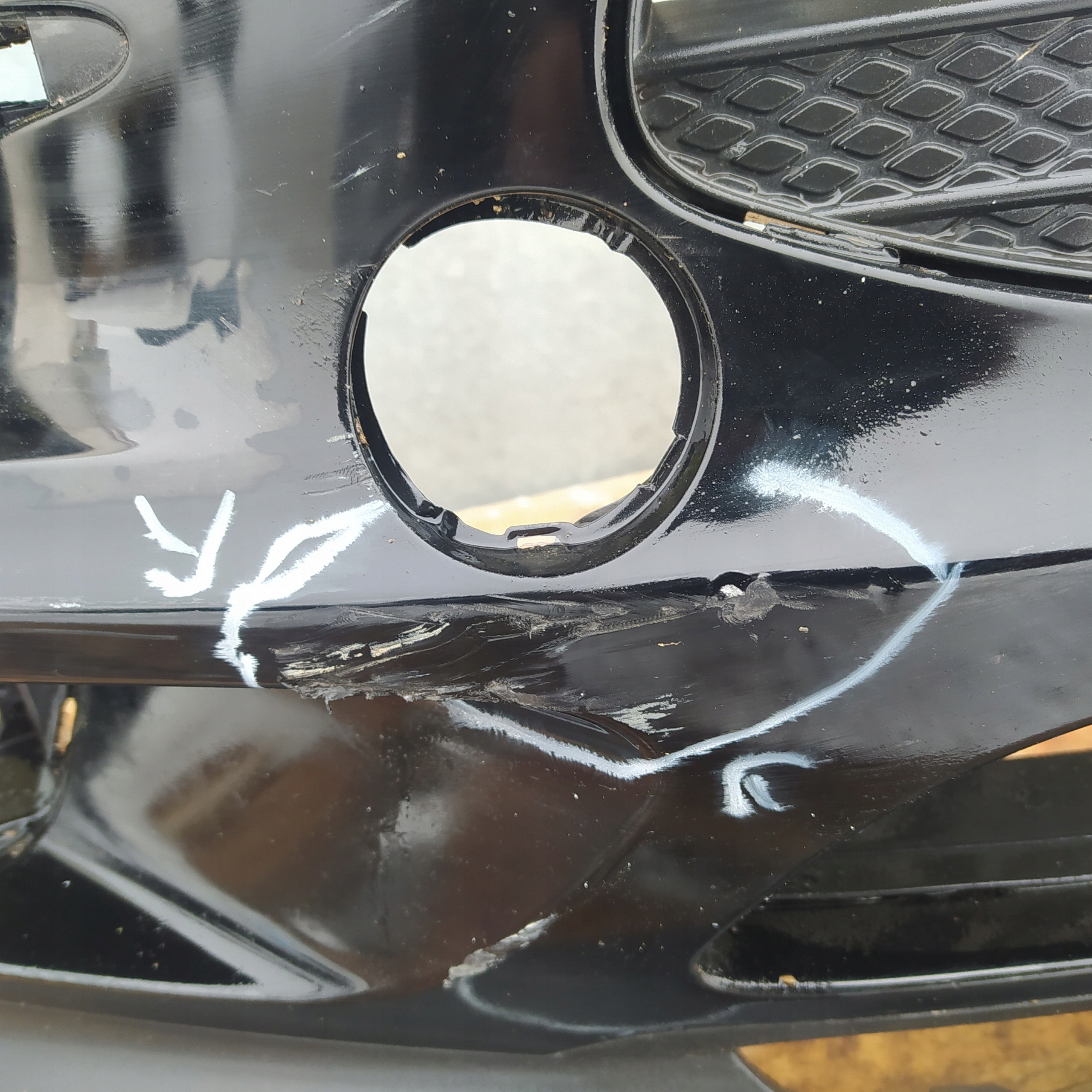 PORSCHE MACAN 95B LIFT 18- ZDERZAK PRZEDNI PRZÓD Strona zabudowy przód