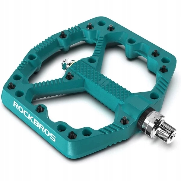Pedały rowerowe platformowe Rockbros nylon Niebieski