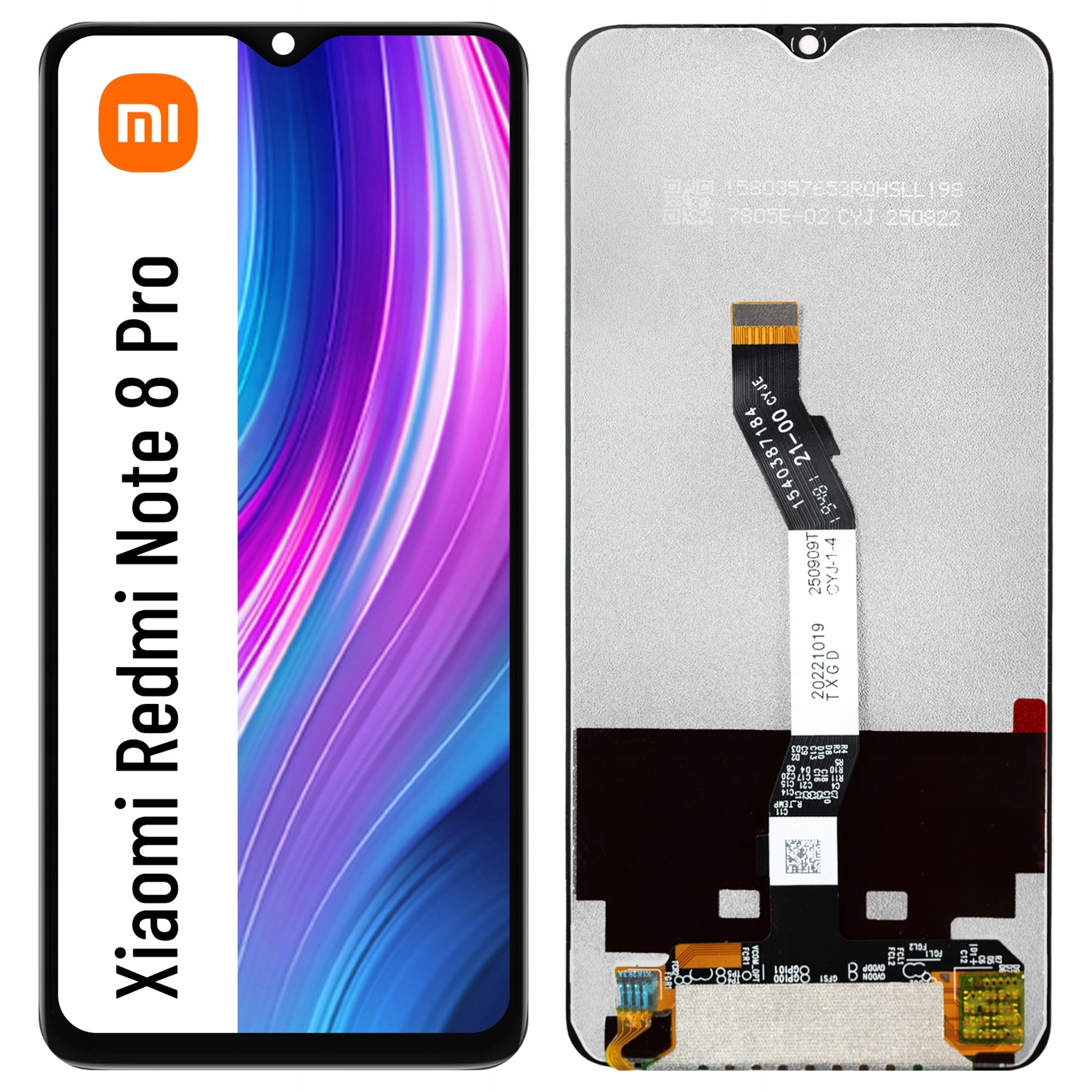 Wyświetlacz do Xiaomi Redmi Note 8 Pro Ekran LCD M1906G7G